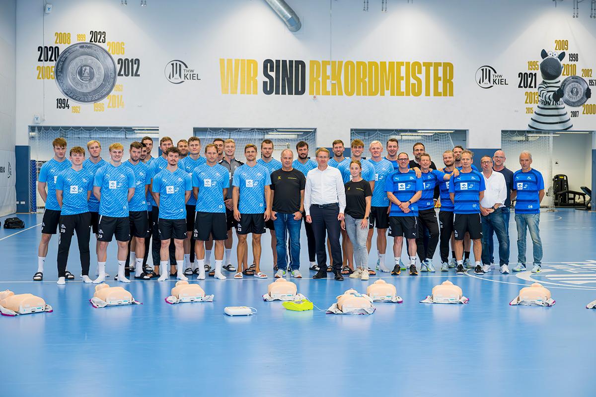 Handballherz Schulung beim THW Kiel